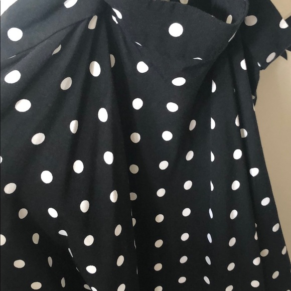 Black and white polka dot skirt - Picture 3 of 3